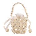 thumbnail image 2 of Bolso De Hombro Con Perlas Mini bandolera linda mano rebordear boda embrague vacaciones regalo compras viaje Ndcxsfigh  Para Estrenar, 2 of 9