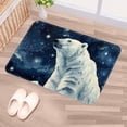 thumbnail image 5 of Polar Bear Polyester Non-Slip Machine Washable Chair Rugs Office Mat Area Rugs Bath Rug, 5 of 6