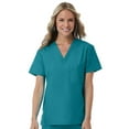 thumbnail image 2 of Maevn Red Panda Unisex V-Neck Scrub Top & Unisex Basic Scrub Pant Set, 2 of 5