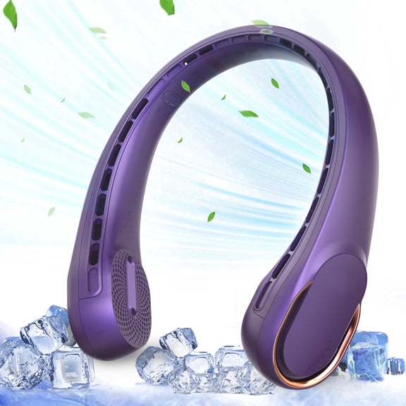 FrSara 3-Speed Portable Rechargeable Neck Fan