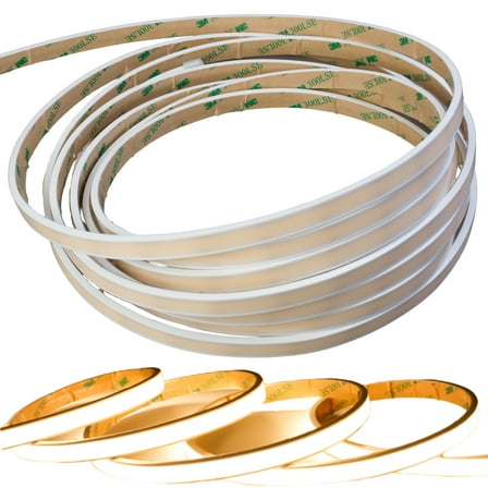24v Waterproof COB 3000K Warm white color LED Strip light