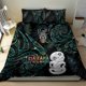 thumbnail image 4 of Kia Hara Te reo Juego de cama maorí Manaia Moko Mix Paua Shell LT7, 4 of 6