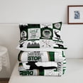 thumbnail image 5 of Erosebridal Rustic Animal Comforter Set Twin,Hunting Bear Deer Bedding Sets Teen Men Green Black Plaid Check Cabin Down Comforter,Farmhouse Wooden Quilted Bedding 1 Pillow Case, 5 of 5