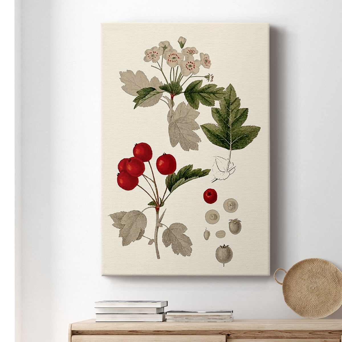 Leaves & Berries III Premium Gallery Wrapped Canvas - Ready to Hang