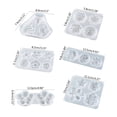 thumbnail image 3 of 3D Mini Flowers Decoration Silicone Mold Epoxy Jewelry Plaster Mold Resin Casting Pendant Mold Suitable for Diy Crafts, 3 of 8