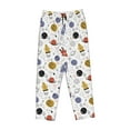 thumbnail image 4 of Haiem Rocket Planets Women's Pajama Pants Ultra Lightweight Pjs Bottoms Sleepwear Bottom Pants With Pocket Drawstring-Medium, 4 of 9
