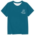 thumbnail image 4 of RTKFRFLM Stylish Boys' Graphic T-Shirt Short Sleeve Crewneck Casual Summer Tee Top with Modern Letter Design Soft Cotton for All-Day Comfort Wardrobe Piece for Youths Ages 4-14, 4 of 5