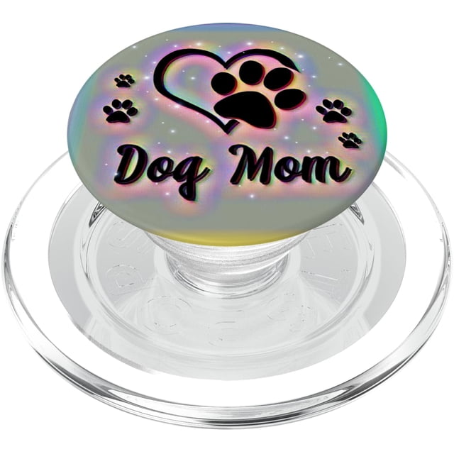 PopSockets PopGrip para MagSafe con estampado de patas de perro, regalo para mamá