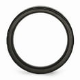 thumbnail image 2 of Titanium 9mm Black IP-plated Brushed & Polished Band Size: 9; for Adults and Teens; for Women and Men, 2 of 6