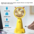 thumbnail image 4 of Mini ventilador portátil Cute Antler USB Recargable Pocket Handheld Fan (Amarillo) Tmvgtek Para Estrenar, 4 of 8