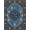 Blue, Pattern 9, variant on ODIKA 4'x6' Machine Washable Non-Slip Area Rug, Oriental Navy High Traffic Rug, Blue, 1250580