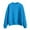 Sky Blue, variant on Baberdicy Sweatshirt for Women, Women's Solid Color Round Neck Oversized Sweatshirt Loose Fit Long Sleeve Light Sweatshirt Loose Blouse Pullover Sweaters for Women Blue
