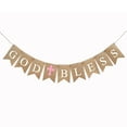 thumbnail image 1 of Baptism Decorations Delicate Religious Banner Adornment Flag Decoration Outdoor Hanging Banners for Scene Layout Decorating Use Pink, 1 of 8
