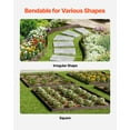 thumbnail image 4 of VEVOR Steel Landscape Edging 5 Packs 39 x 4in Rust-Resistant Edging Border Brown, 4 of 9