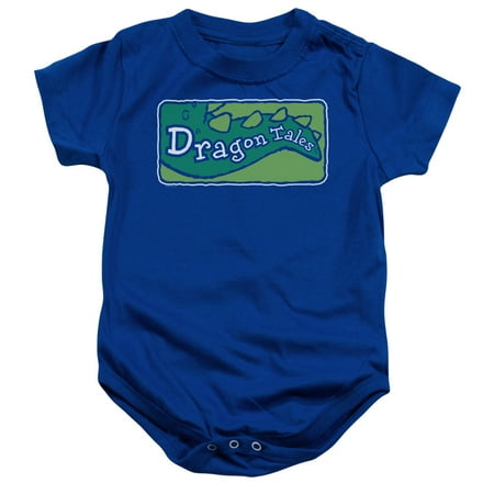 

Dragon Tales/Logo Clean-Infant Snapsuit Royal Blue-24Mos