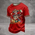 thumbnail image 2 of CONZONE Cinco De Mayo Mens T-Shirts Short Sleeve T Shirts for Men Crew Neck Funny Skull Fiesta Graphic Mexican May 5Th Tee Tops, 2 of 4