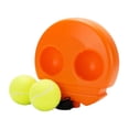 thumbnail image 4 of Entrenador de tenis con pelota de rebote, equipo de entrenamiento de tenis, práctica de tenis de base con 2 bolas, 4 of 9