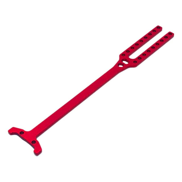 Repuestos y accesorios de metal para placa de piso de 90-122 mm para Mini-Q9 a escala 1/28 rojo