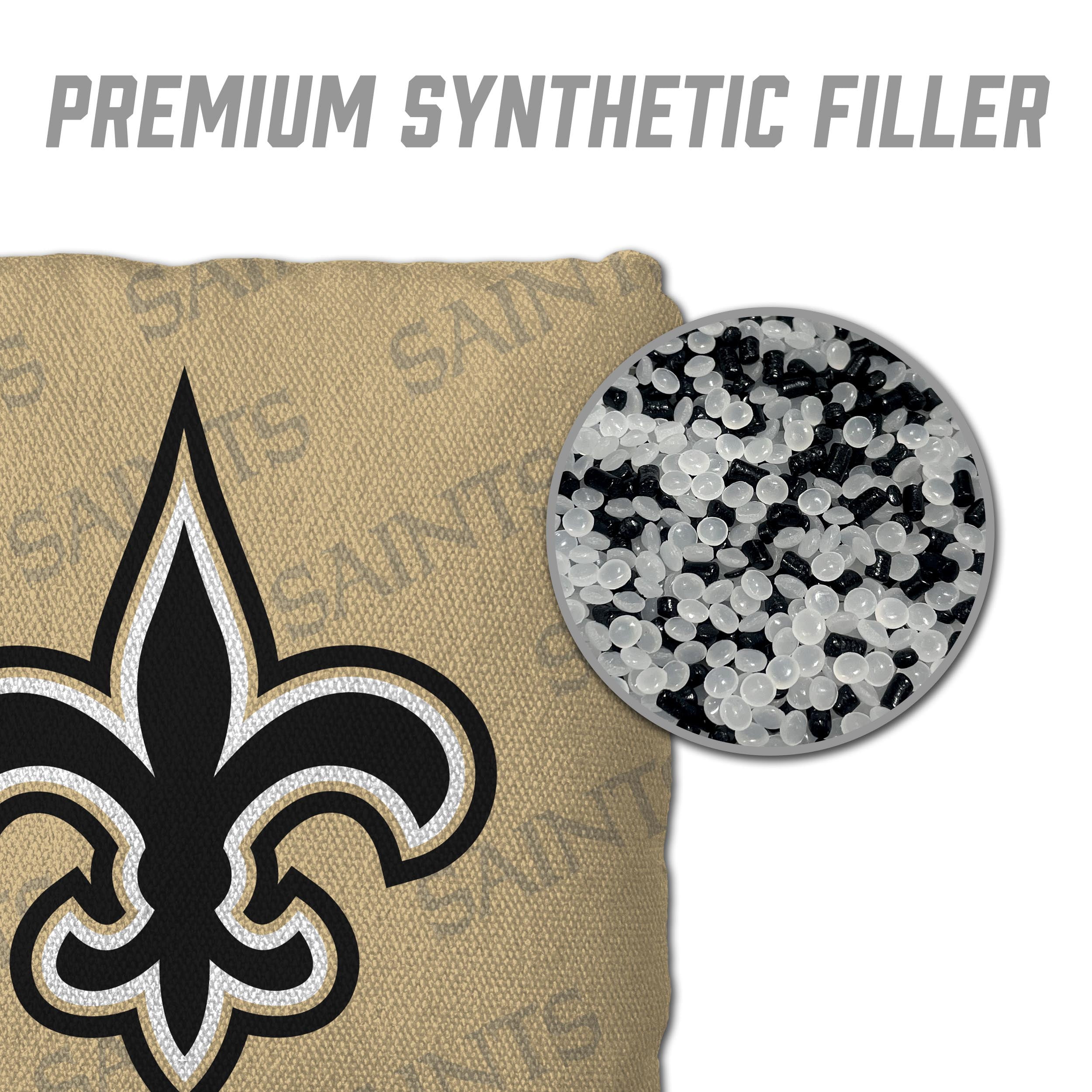 NFL New Orleans Saints Cornhole Bags - 4PK - Gold