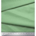 thumbnail image 3 of Soimoi Green Rayon Fabric Diamond Geometric Printed Craft Fabric by the Yard 56 Inch Wide, 3 of 5