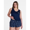thumbnail image 2 of Joyspun Women's Tank Top and Shorts Pajama Set, 2-Piece, Sizes XS-3X, 2 of 6