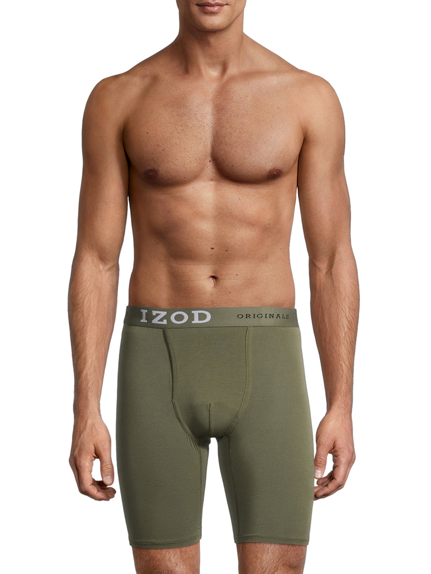 IZOD Men's Underwear – Long Leg Performance Boxer Briefs (5 Pack)