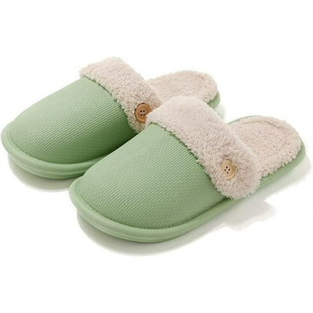 

shuwee Mildly Slippers - Removable Warm Comfortable Cotton Slippers