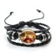 thumbnail image 5 of The Vampire Diaries Leather Bracelet Adjustable Elena Stefan Braided Beaded Bracelet Wristband Handmade Jewelry Gift, 5 of 5