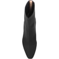 thumbnail image 3 of Journee Collection Womens Elissa Stacked Heel Pull on Ankle Boots, 3 of 3