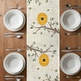 thumbnail image 4 of Table Runner 120 Inches Long for Kitchen Dining, Bees Branches Dresser Scarf Farmhouse, Dining Table Decorations for Wedding/Parties, Farmhouse Spring Botanical Elegant 13 x 120 In, 4 of 8