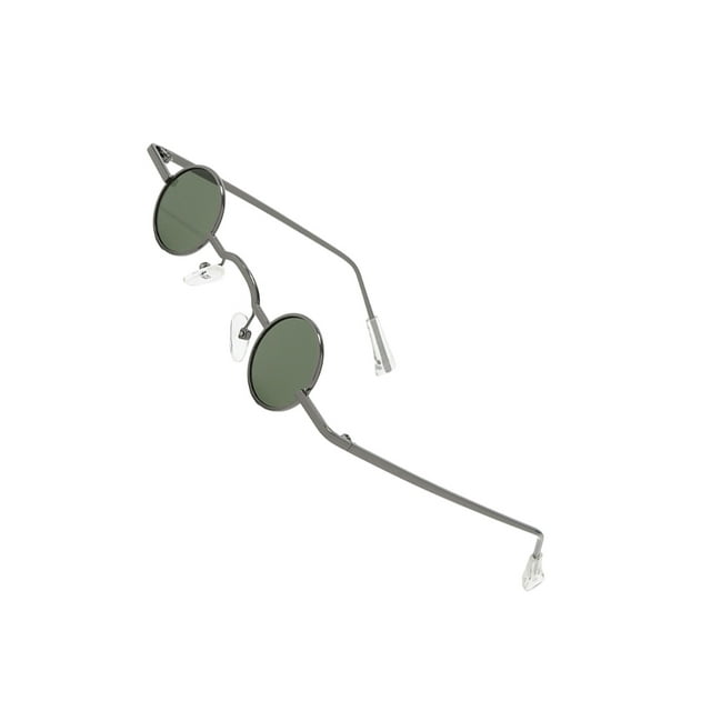relayinert Trendy Small Round Lightweight Metal Frame For Fashion Forward style 1 1Set