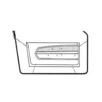Scott Drake C7ZZ-6520530-1A 1967-1968 Door Weatherstrips