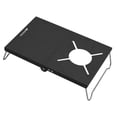 thumbnail image 1 of Mesa de estufa de camping portátil Mesa de estufa plegable Soporte de estufa a prueba de viento para exteriores para acampar Senderismo Mochilero Picnic, 1 of 5