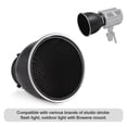 thumbnail image 3 of 7 Inch Bowens Mount Beauty Dish Standar Reflector Diffuser Lamp Shade Dish with 60°Honeycomb Grid & Diffuser Sock for Bowens Mount Studio Strobe Flash Light Speedlite, 3 of 5
