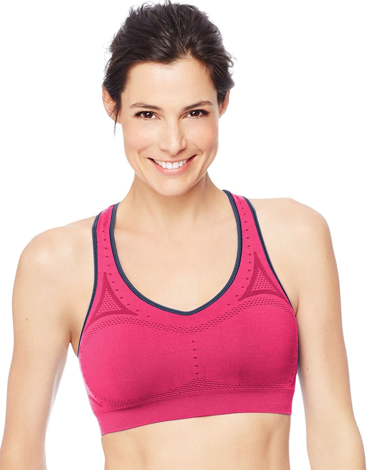 hanes sport women's seamless racerback sports bra