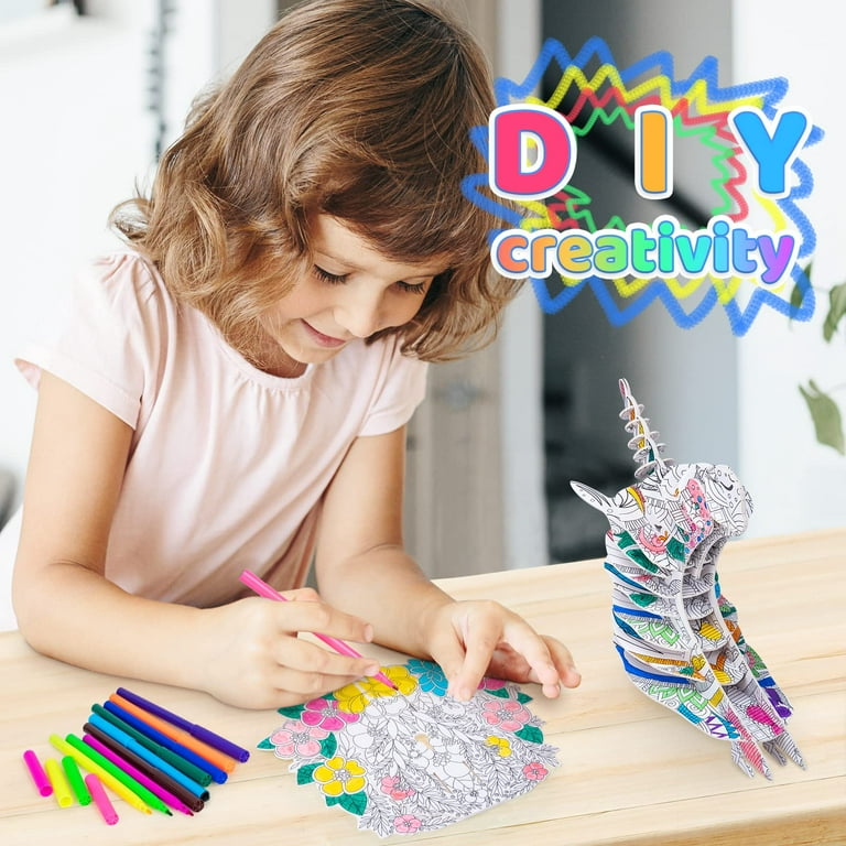 Dikence 6 7 8 9 10 Year Old Girls Arts and Crafts for Kids Age 6-12, Craft  Supplies Gifts for 9 10 11 12 Years Old Toddler Kid Art and Craft Sets