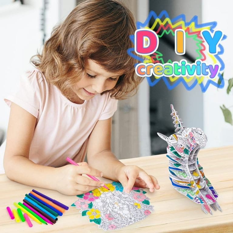 Dikence Crafts for Kids Age 6-10, Unicorn Arts for 8-12 Year Old