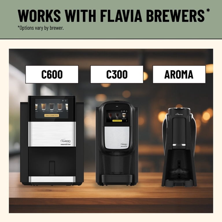 Flavia, Freshpack, Classic Latte, 36-pack, works with Flavia