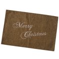 thumbnail image 1 of de la vaso Del Placemat de Del Rectángulo para La Decoración Del Partido para hogar Cubiertos de Marron oscuro Zulema Estera de mesa de Navidad, 1 of 8