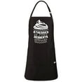 thumbnail image 2 of ApronMen, Funny Aprons For Men - Stressed Is Just Dessert Spelled Backwards - 100% Cotton with Pockets - Black, 2 of 6