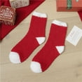 thumbnail image 2 of Jamicy Fuzzy Socks for Women Cute Cozy Soft Fluffy Striped Socks Warm Sleeping Socks for Winter Holiday Home, 2 of 3
