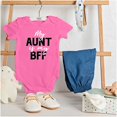 thumbnail image 3 of Cute Niece Aunt BFF Best Auntie Ever Romper Boys or Girls Infant Baby Brisco Brands 12M, 3 of 6