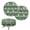 Christmas Snowman Decoration, variant on Chririnla Softball Fire Water With Elastic Bands Round Seat Cushion Cover, Stretchable Polyester Round Stool Slipcovers for Restaurant Bar