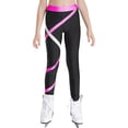 thumbnail image 3 of iiniim Girla Dance Outfits Crop Top with Shorts Leggings 3 Pieces Outfits for Gymnastics Yoga Dancing Hot Pink 10, 3 of 6