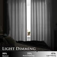 thumbnail image 5 of SMILETIME Velvet Curtains with Grommet, Thermal Insulated Super Soft Privacy Noise Reducing Light-Filtering Velvet Curtains for Living Room, 2 Panels, 5 of 7