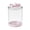 Pink, variant on WEUVEB Clear Pink Plastic Canisters Airtight for Food Storage and Pantry