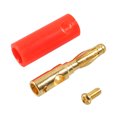 thumbnail image 4 of Tapones de plátano para alaero Conector de oro Conector de cobre Enchufe de cobre Altavoces de audio Tipo de linterna para automóvil 4mm 20 piezas Guardurnaity VI002327-00, 4 of 7