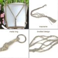 thumbnail image 4 of Macrame Plant Hangers Holder 6 Packs Indoor Outdoor Hanging Planter Basket Rope Flower Pot Holder Jute Rope Planter Hangers Garden Home Decorations, 4 of 5