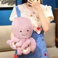 thumbnail image 4 of Plush Octopus Stuffed Animal - Cuddly Soft Squishy Hugging Toy for Kids, Emotional Support Comfort Doll for Sleeping, Anxiety Relief Gift for Children (1 pc), 4 of 6