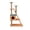 Brown1, variant on Multi-Level Cat Tree Tower for Indoor Cats, Wooden Cat Condo with Jump Perches & Sisal Scratching Posts